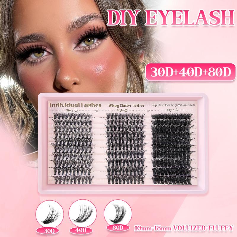Eyelash Extension Volume - DIY Wimperverlengingsset met Spikes Wimperextensions 30/40/80D