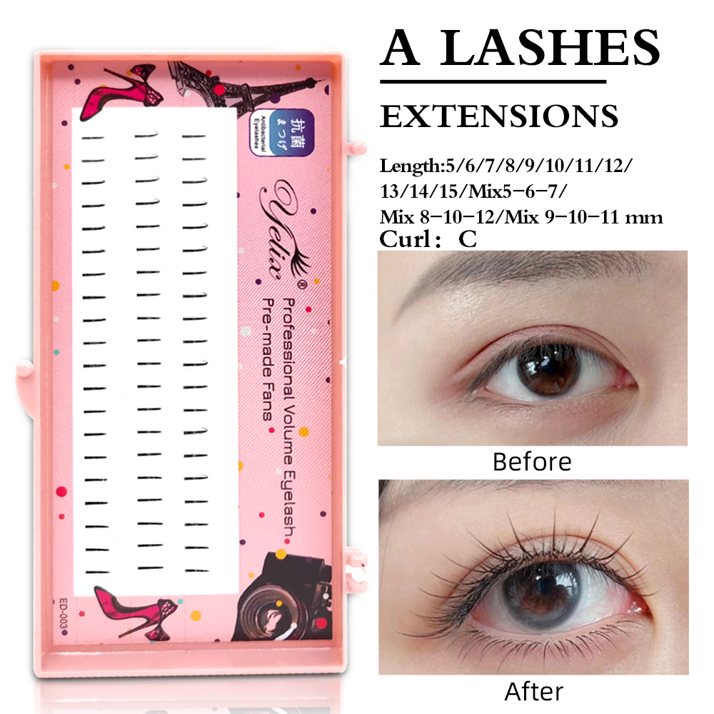 Lashes Eyelash Extension - Yelix Natural Soft Individuele Wimperextensions Comic