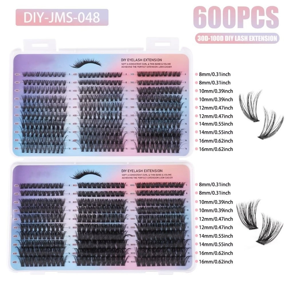 Eyelash Extension Natural Look - Nieuwe Bond en Seal valse wimpers,