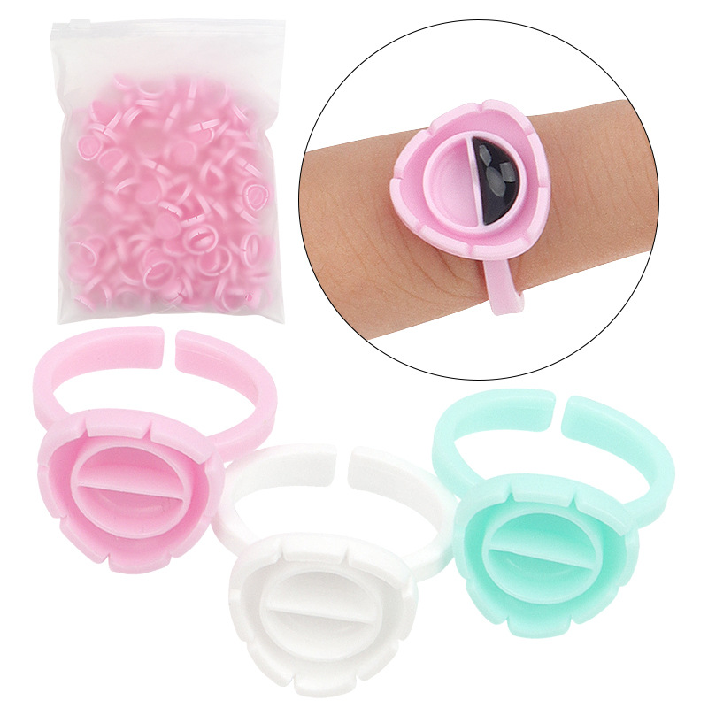 Eyelash Extension Jakarta - 100 Stuks Wegwerp Wimperverlenging Lijm Ventilator