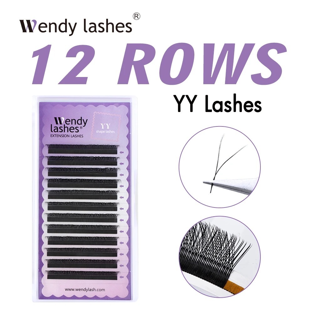 Eyelash Extension Yy - WENDY 2D YY-vorm C/D Curl Eyalash-verlenging