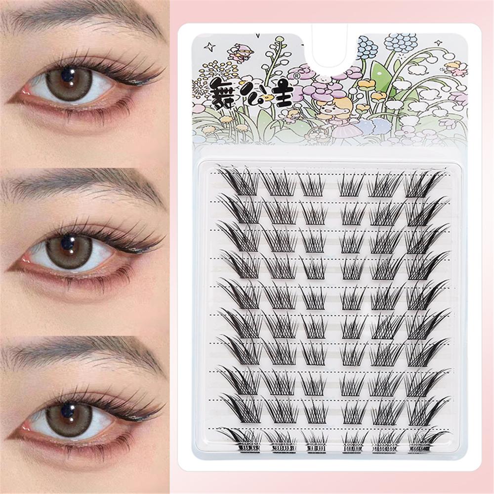 Eyelash Extension Wet Look - 60/100 stuks Natuurlijke Fairy Lash Clusters