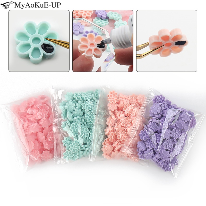 Eyelash Extension Jakarta - 100 Stuks Wimper Extension Lijm Houder