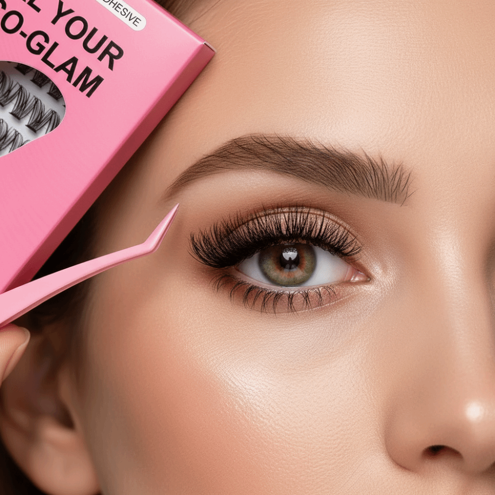 Lashes Eyelash Extension - Natuurlijke Look DIY Wimperverlengingsset Pluizig Geen