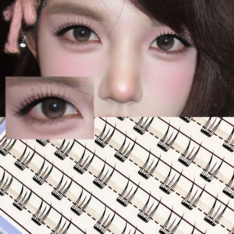 Eyelash Extension Natural - Mixiaohe Lijmvrije Dunne Wimperextensions 4 Stijlen