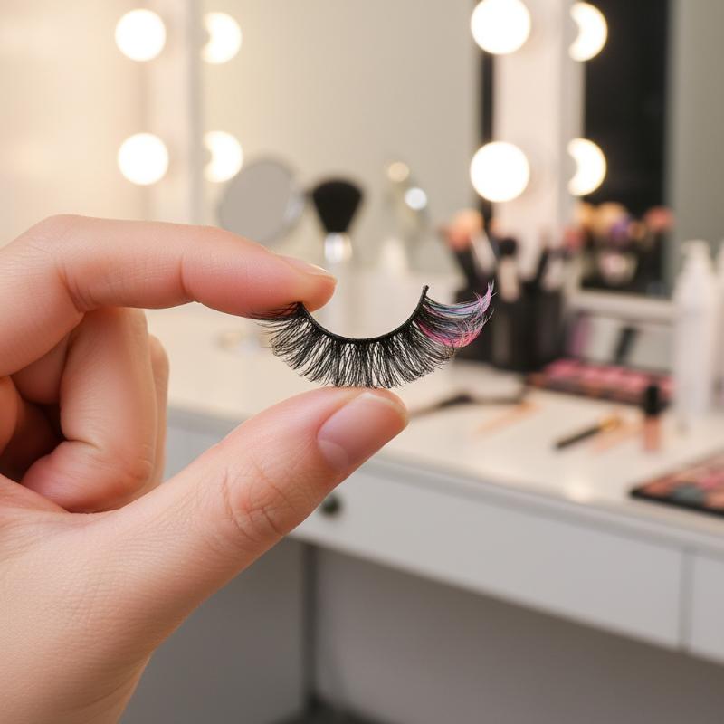Eyelash Extension Volume - 7 Paar Kleurrijke Nepwimpers 3D Mink