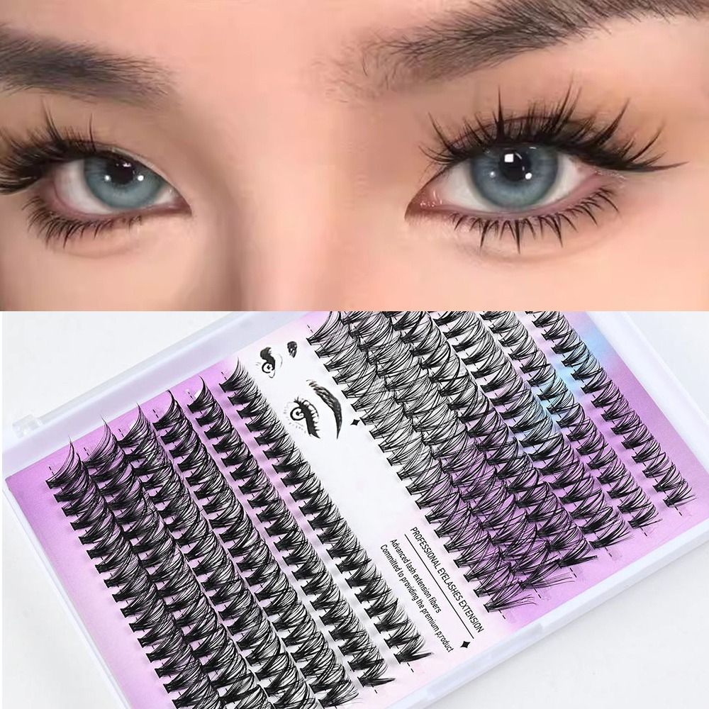Eyelash Extension Natural Look - Natuurlijk uitziende valse wimpers, luchtige stijl,