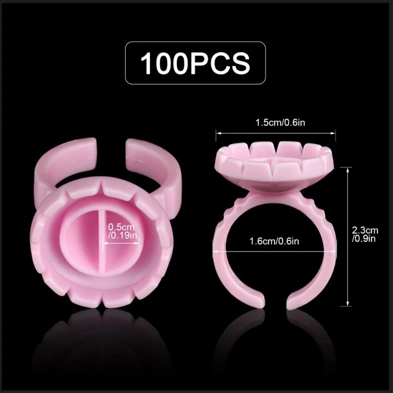 100 Stuks Wegwerp Wimperlijm R - Eyelash Extension Jakarta recensie en prijs