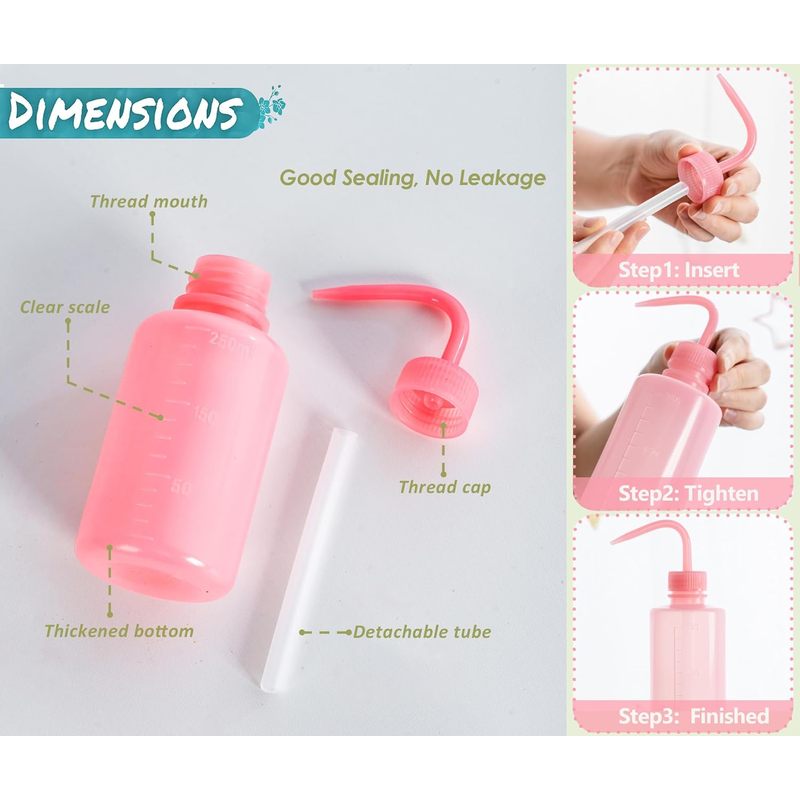 250ml Roze Gebogen Mondstuk Wi - Eyelash Extension In Japan recensie en prijs
