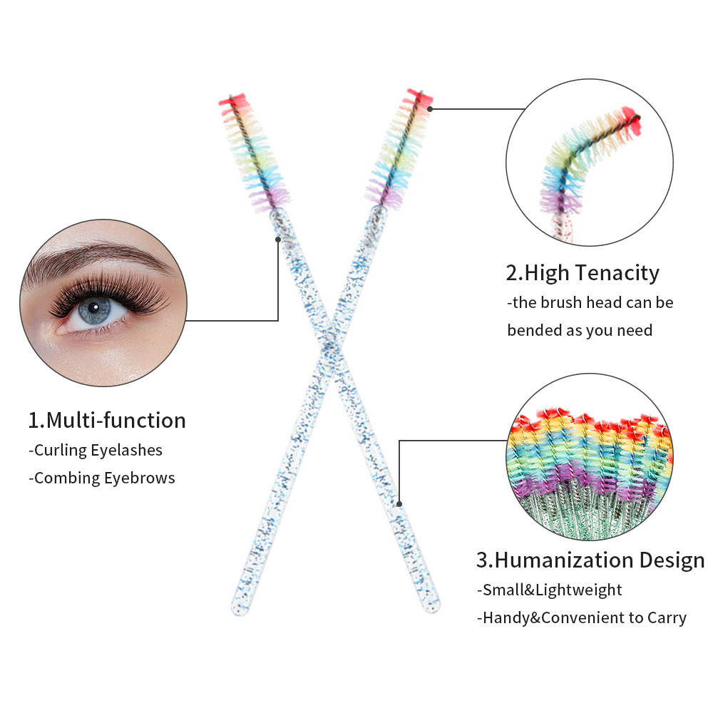 50 STKS Regenboogkristal Wimpe - Eyelash Extension Jakarta recensie en prijs