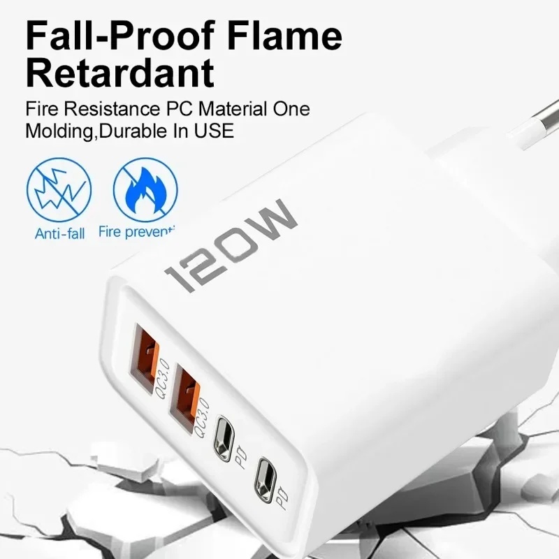 120W snel opladen 4-poorts USB - Eyelash Extension Uk recensie en prijs