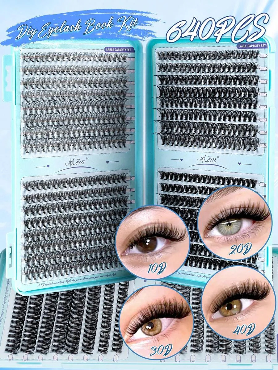 640 stuks gemengde 10D-60D wim - Eyelash Extension Volume recensie en prijs