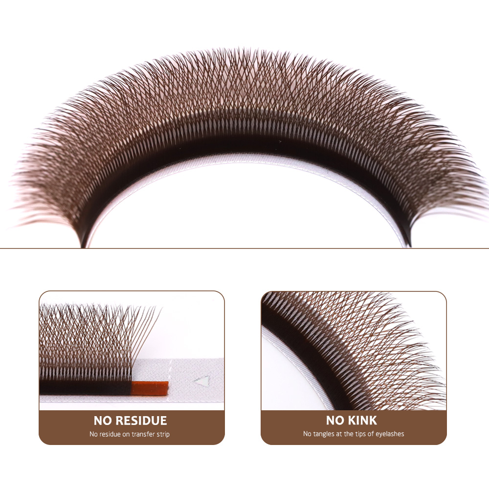AGUUD Bruine 4D W-vormige wimp - Eyelash Extension Yy recensie en prijs