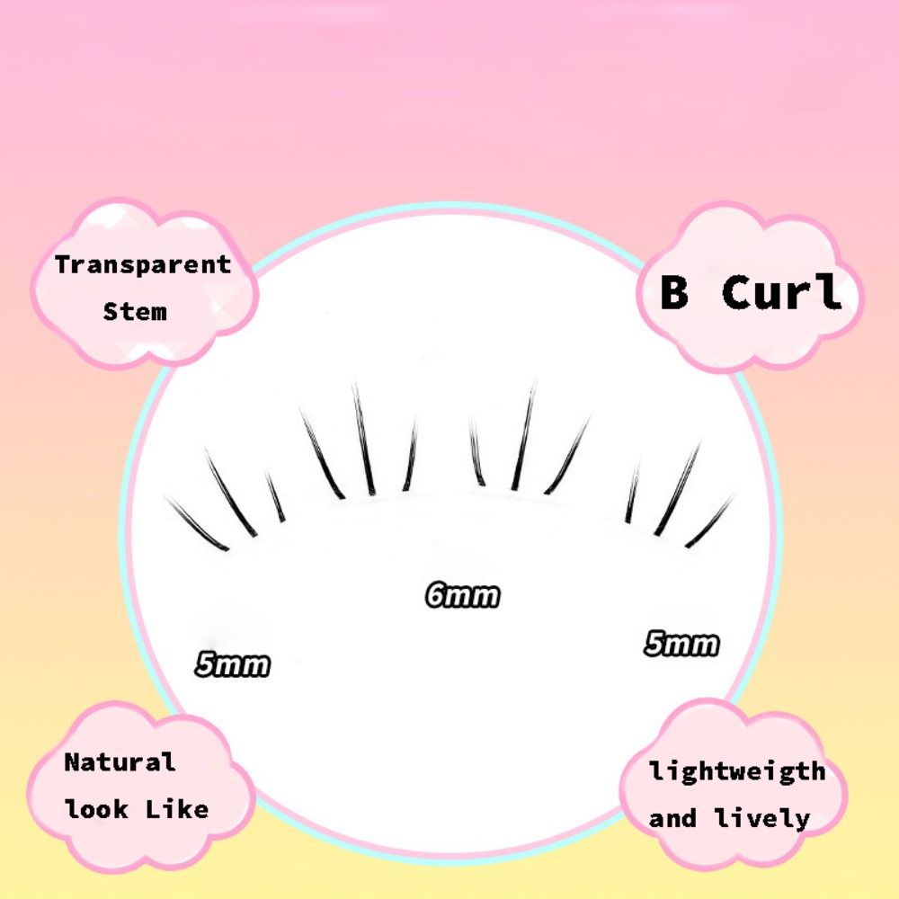 Koreaanse onderste wimpers 3D  - Eyelash Extension Korean recensie en prijs