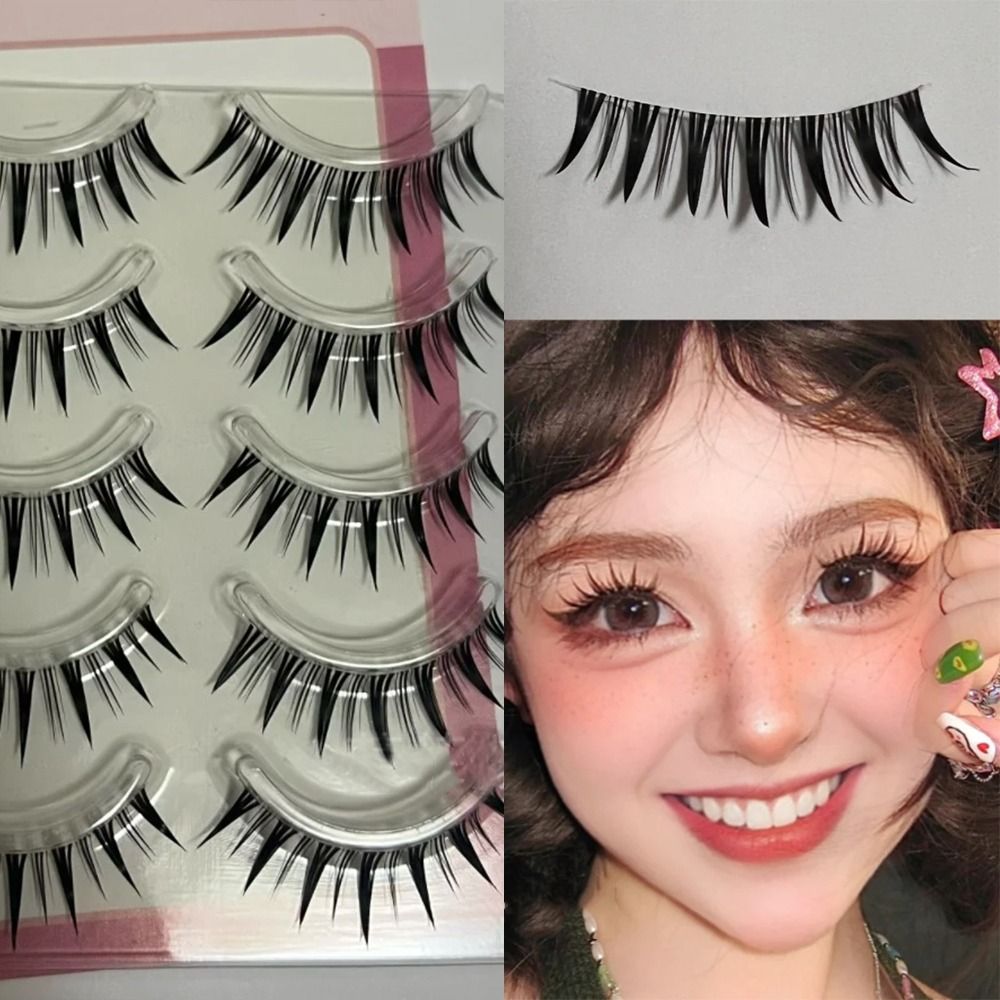 5-Pairs Pack Japanse Cosplay V - Eyelash Extension Wet Look recensie en prijs