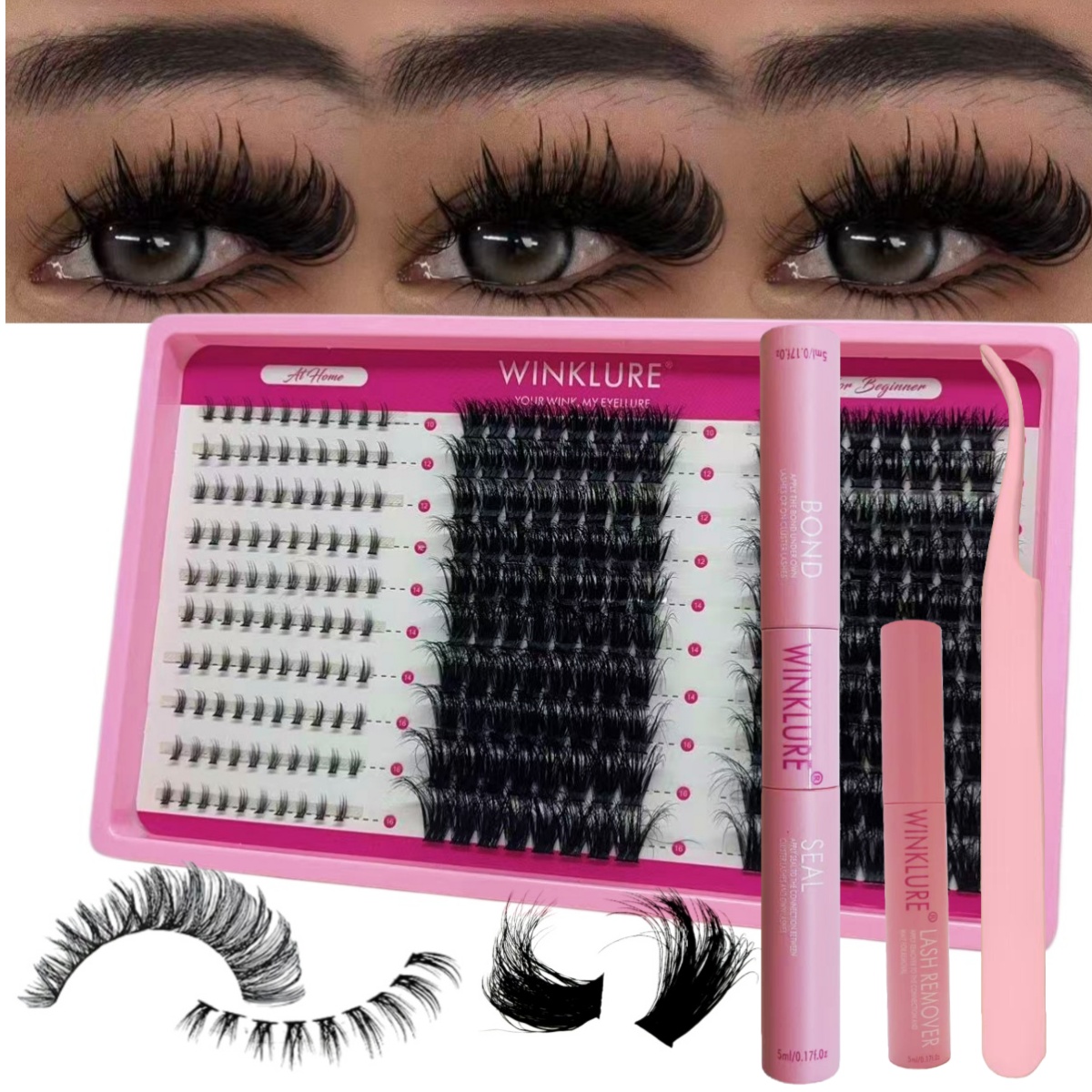WINKLURE Fluffy Lash Clusters  - Eyelash Extension Volume recensie en prijs