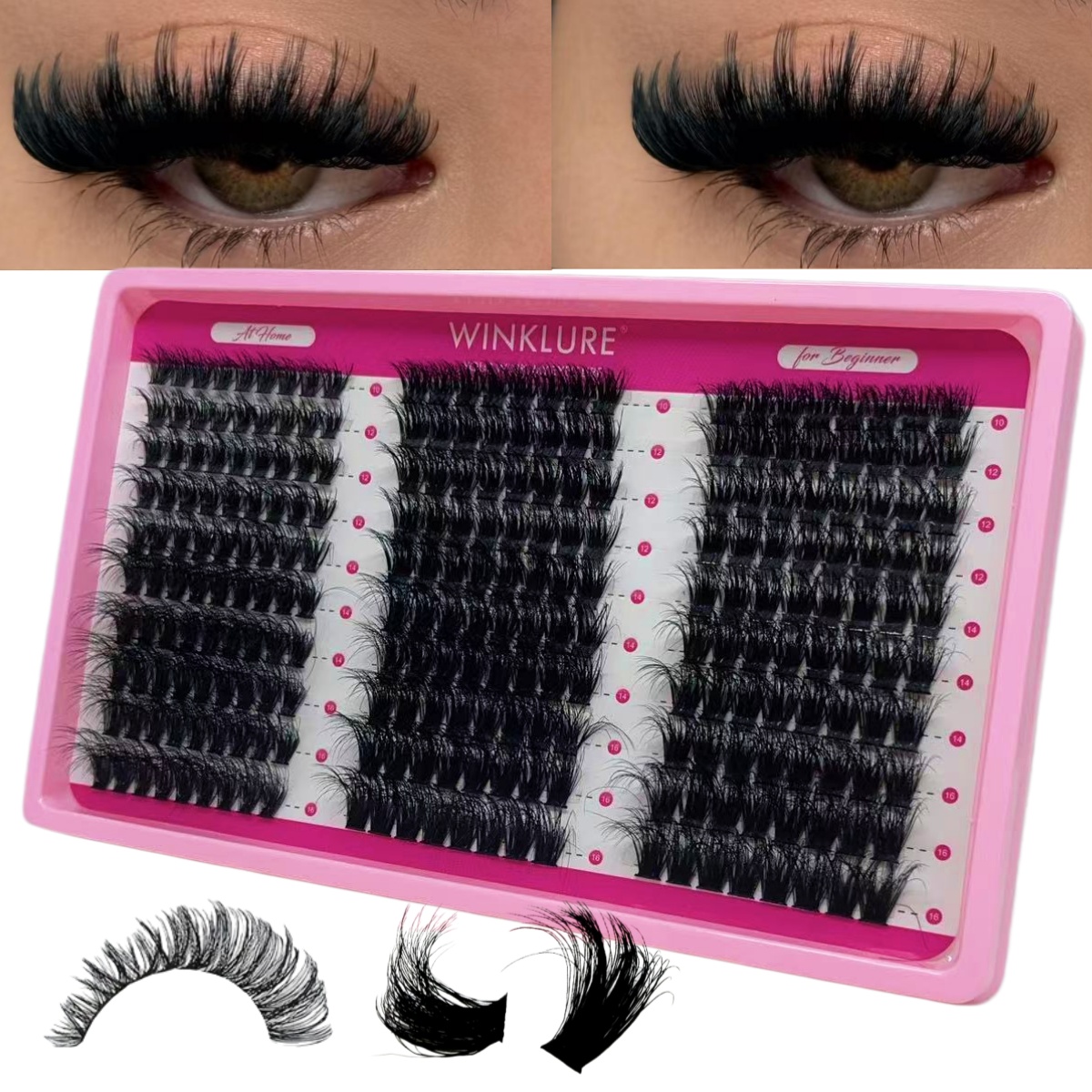 WINKLURE Fluffy Lash Clusters  - Eyelash Extension Volume recensie en prijs