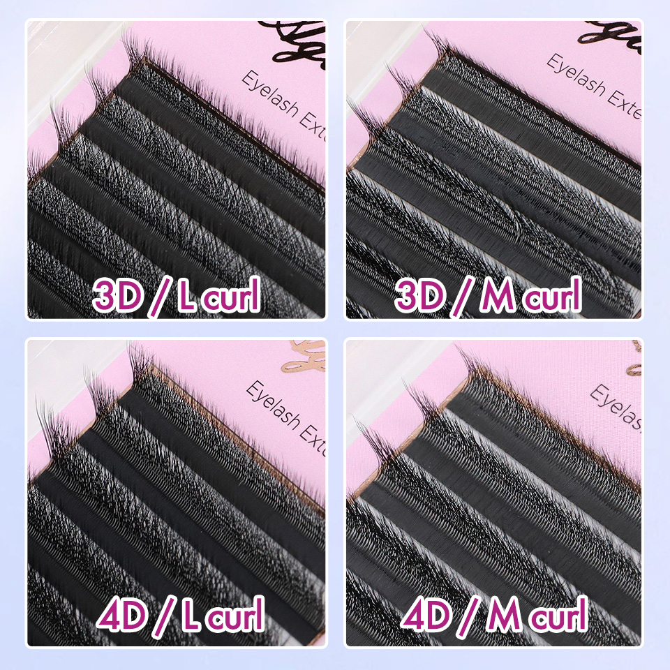 L M (LU) Krul W-vorm Wimperext - Eyelash Extension Yy recensie en prijs